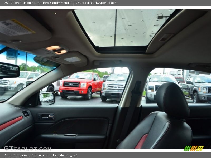 Red Candy Metallic / Charcoal Black/Sport Black 2010 Ford Fusion Sport