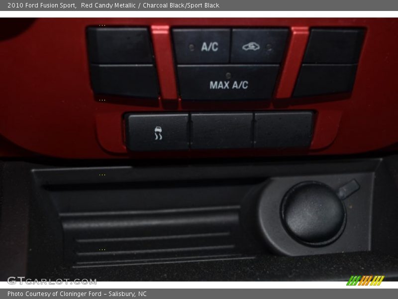 Controls of 2010 Fusion Sport