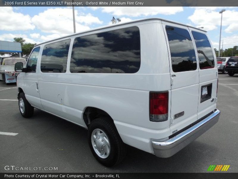 Oxford White / Medium Flint Grey 2006 Ford E Series Van E350 XLT Passenger