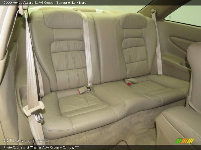 Rear Seat of 2000 Accord EX V6 Coupe