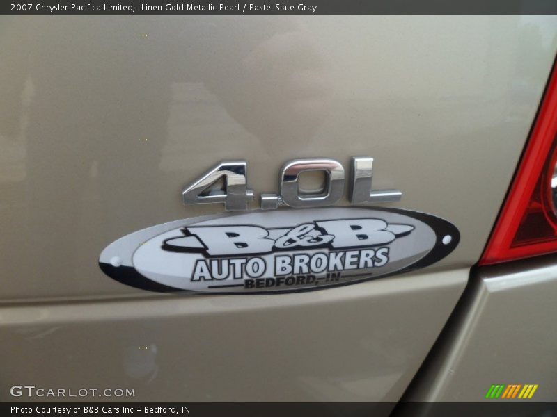 Linen Gold Metallic Pearl / Pastel Slate Gray 2007 Chrysler Pacifica Limited