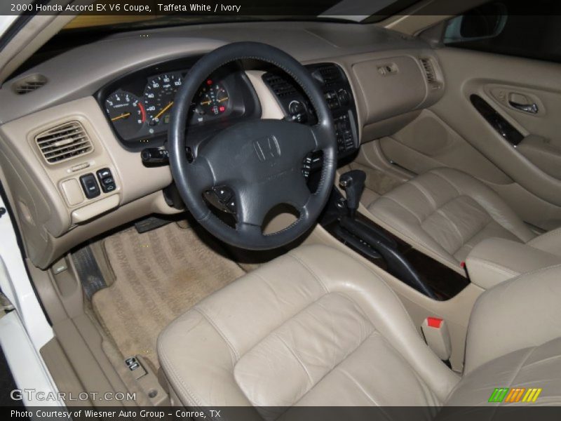 Ivory Interior - 2000 Accord EX V6 Coupe 