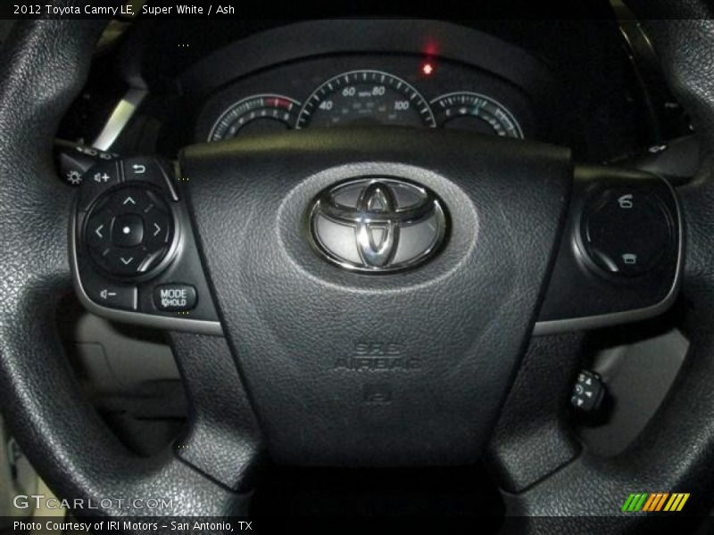 Super White / Ash 2012 Toyota Camry LE