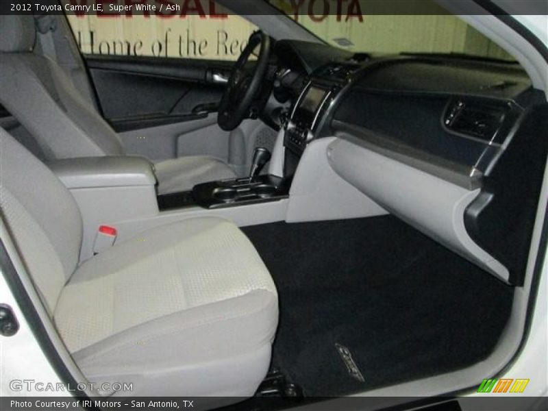 Super White / Ash 2012 Toyota Camry LE