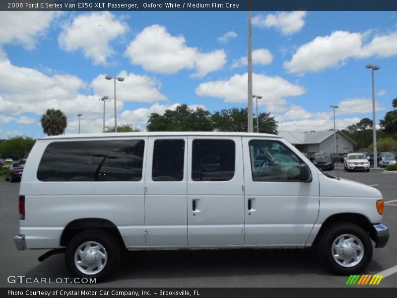 Oxford White / Medium Flint Grey 2006 Ford E Series Van E350 XLT Passenger