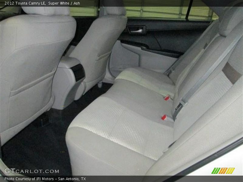 Super White / Ash 2012 Toyota Camry LE