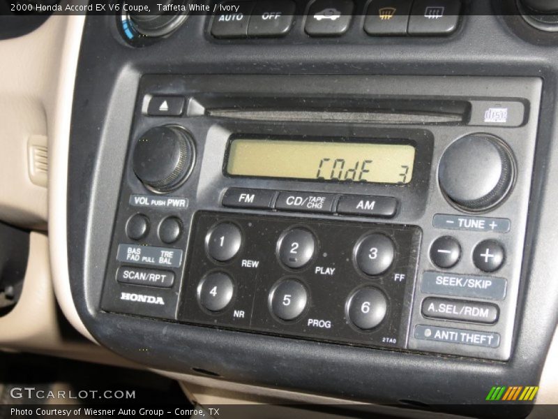 Audio System of 2000 Accord EX V6 Coupe