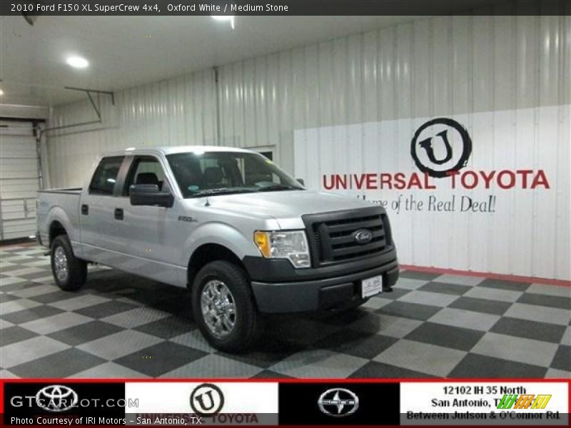 Oxford White / Medium Stone 2010 Ford F150 XL SuperCrew 4x4