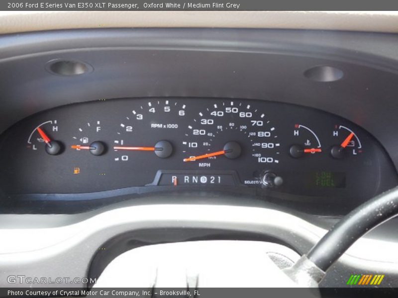 Oxford White / Medium Flint Grey 2006 Ford E Series Van E350 XLT Passenger