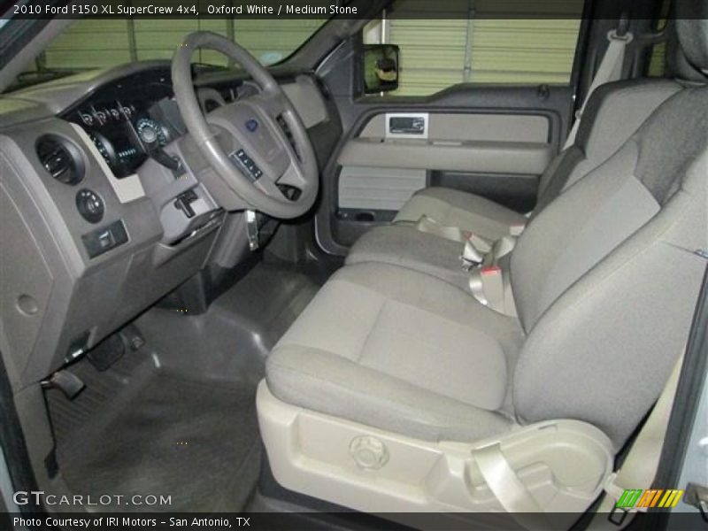Oxford White / Medium Stone 2010 Ford F150 XL SuperCrew 4x4