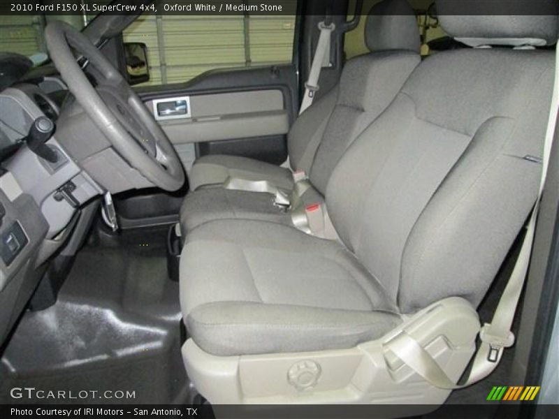 Oxford White / Medium Stone 2010 Ford F150 XL SuperCrew 4x4