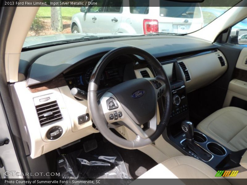 Ingot Silver Metallic / Dune 2013 Ford Flex Limited