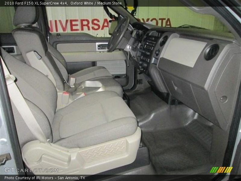 Oxford White / Medium Stone 2010 Ford F150 XL SuperCrew 4x4