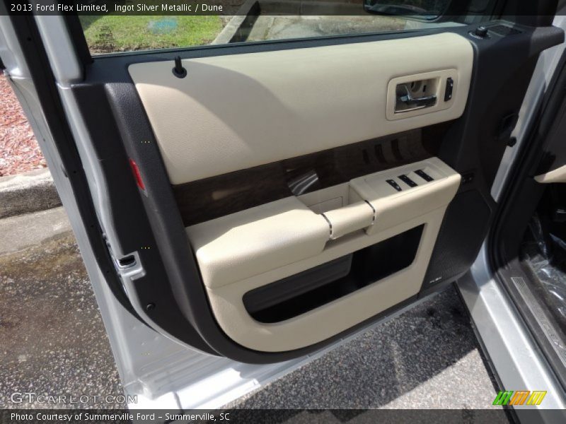 Ingot Silver Metallic / Dune 2013 Ford Flex Limited