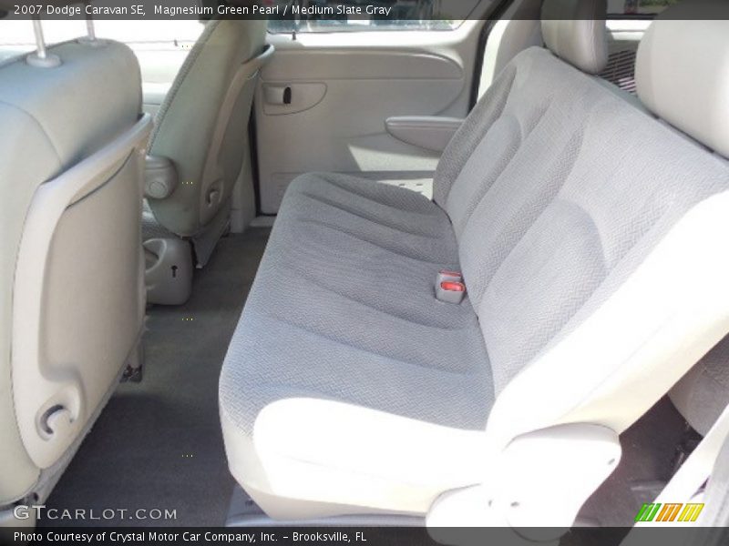 Magnesium Green Pearl / Medium Slate Gray 2007 Dodge Caravan SE