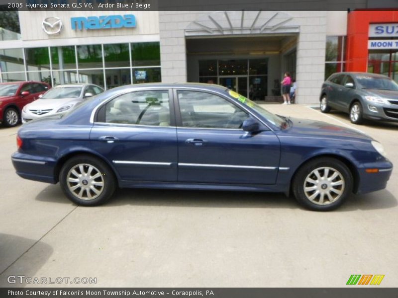 Ardor Blue / Beige 2005 Hyundai Sonata GLS V6