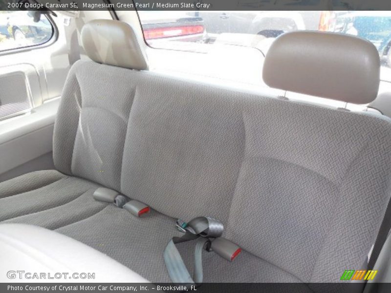 Magnesium Green Pearl / Medium Slate Gray 2007 Dodge Caravan SE