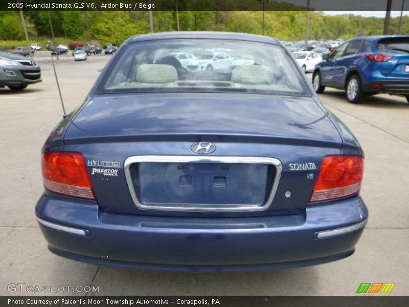 Ardor Blue / Beige 2005 Hyundai Sonata GLS V6