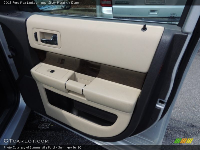 Ingot Silver Metallic / Dune 2013 Ford Flex Limited