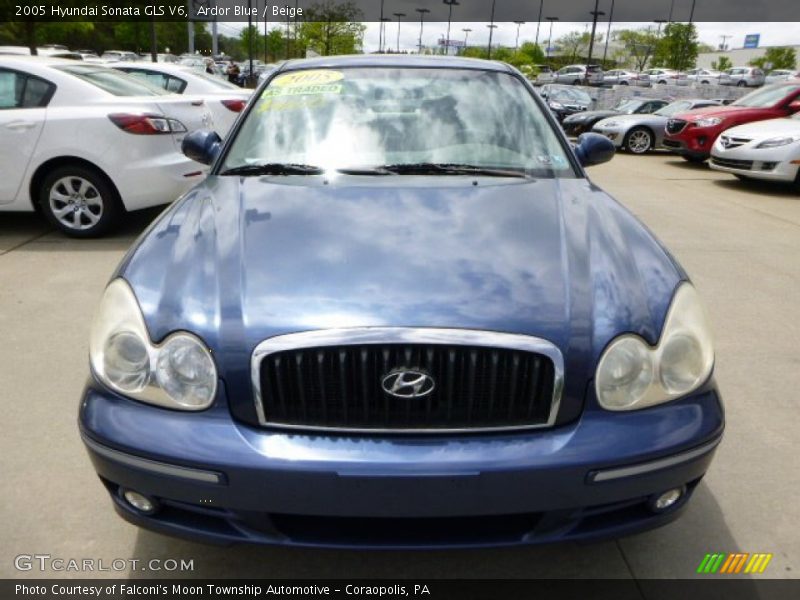 Ardor Blue / Beige 2005 Hyundai Sonata GLS V6