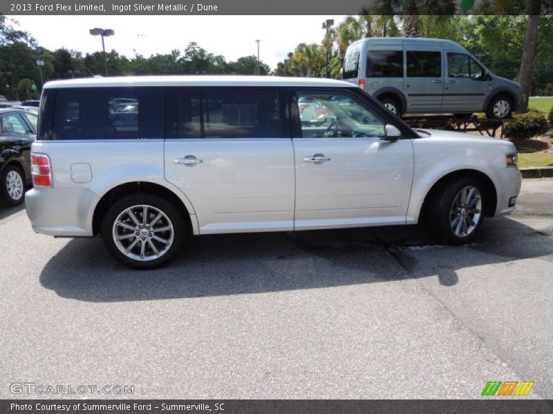 Ingot Silver Metallic / Dune 2013 Ford Flex Limited