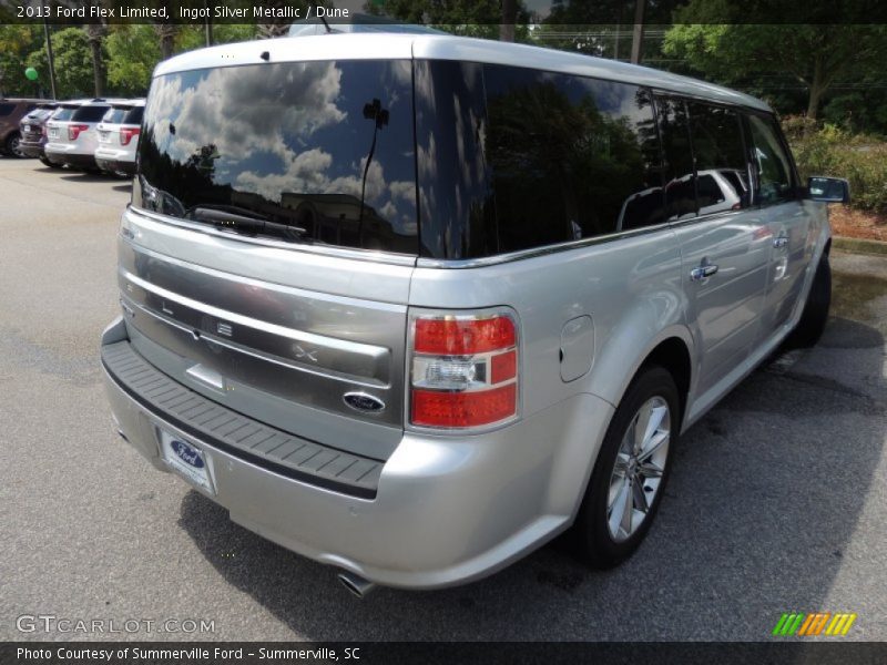 Ingot Silver Metallic / Dune 2013 Ford Flex Limited