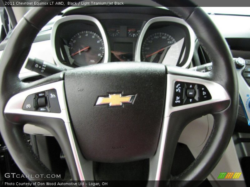 Black / Light Titanium/Jet Black 2011 Chevrolet Equinox LT AWD