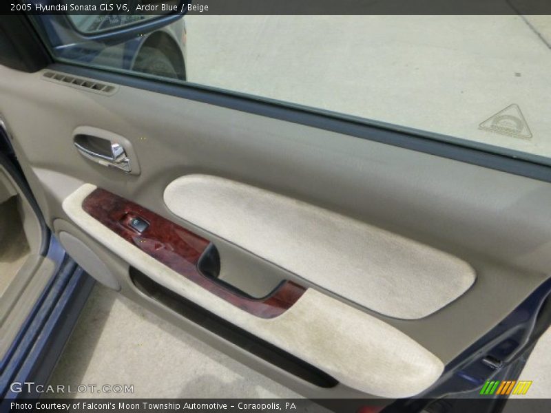 Ardor Blue / Beige 2005 Hyundai Sonata GLS V6