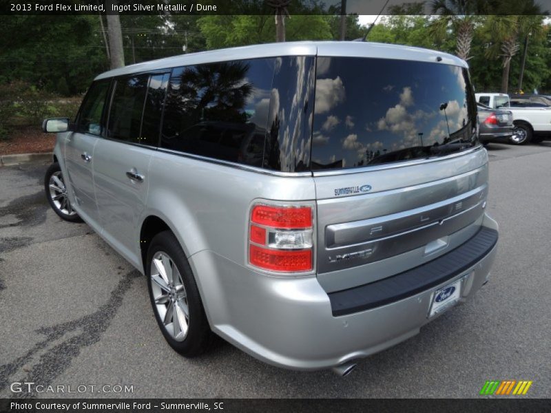 Ingot Silver Metallic / Dune 2013 Ford Flex Limited