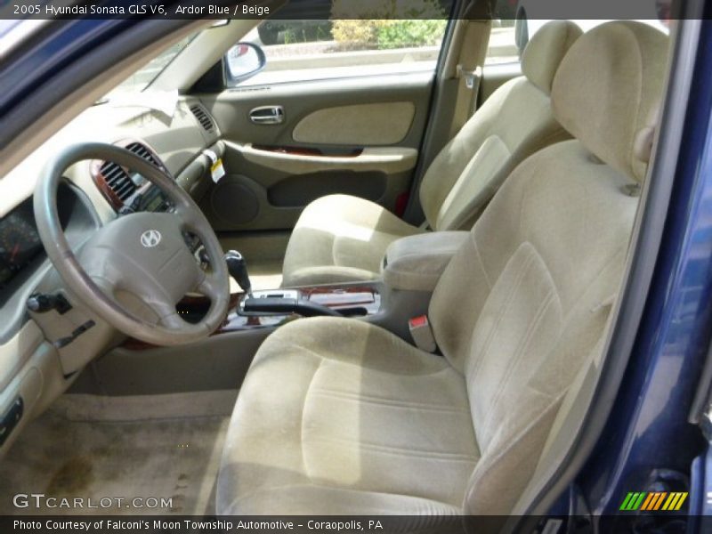 Ardor Blue / Beige 2005 Hyundai Sonata GLS V6