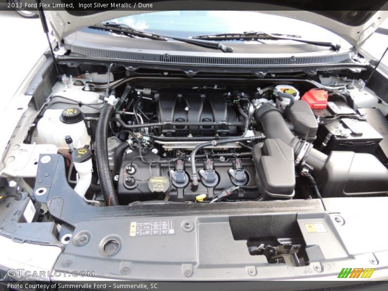 Ingot Silver Metallic / Dune 2013 Ford Flex Limited