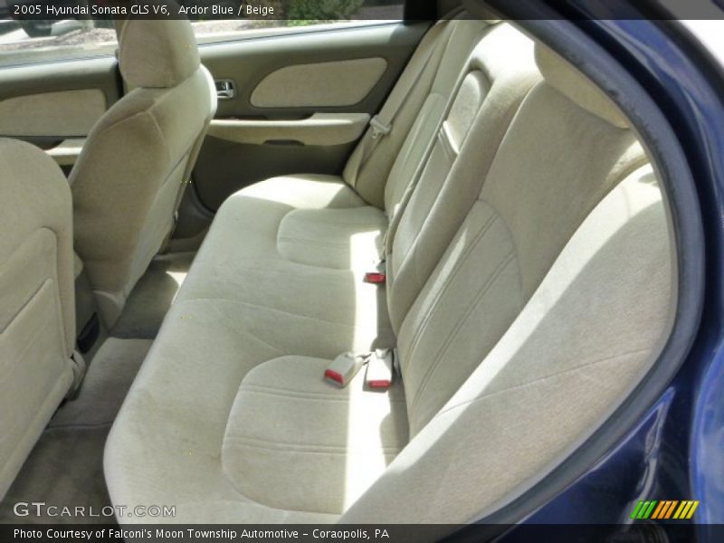 Ardor Blue / Beige 2005 Hyundai Sonata GLS V6