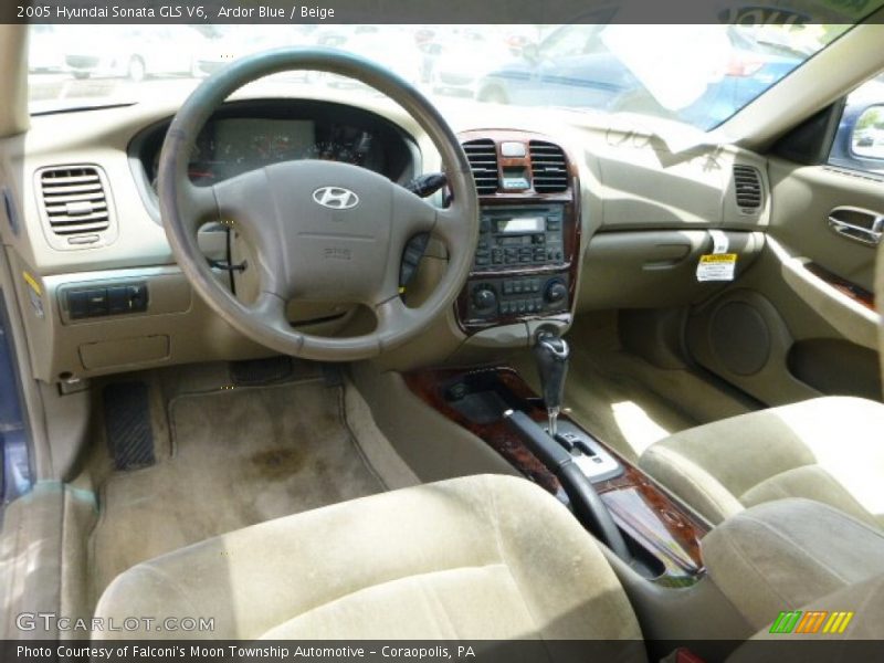 Ardor Blue / Beige 2005 Hyundai Sonata GLS V6