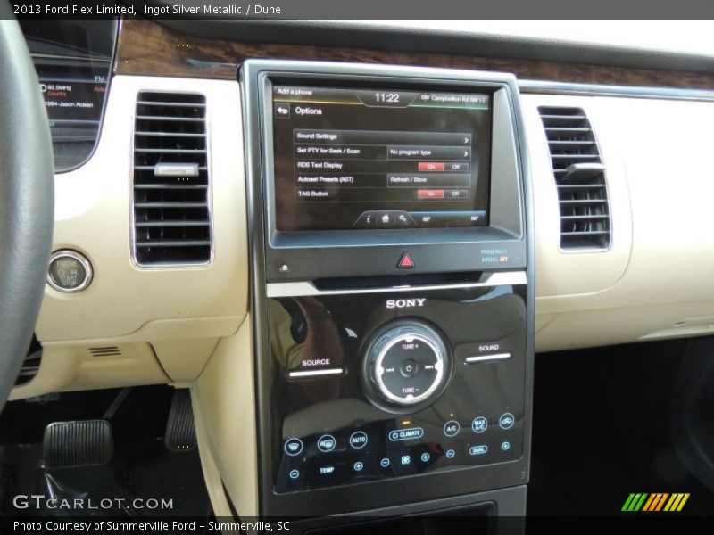 Ingot Silver Metallic / Dune 2013 Ford Flex Limited