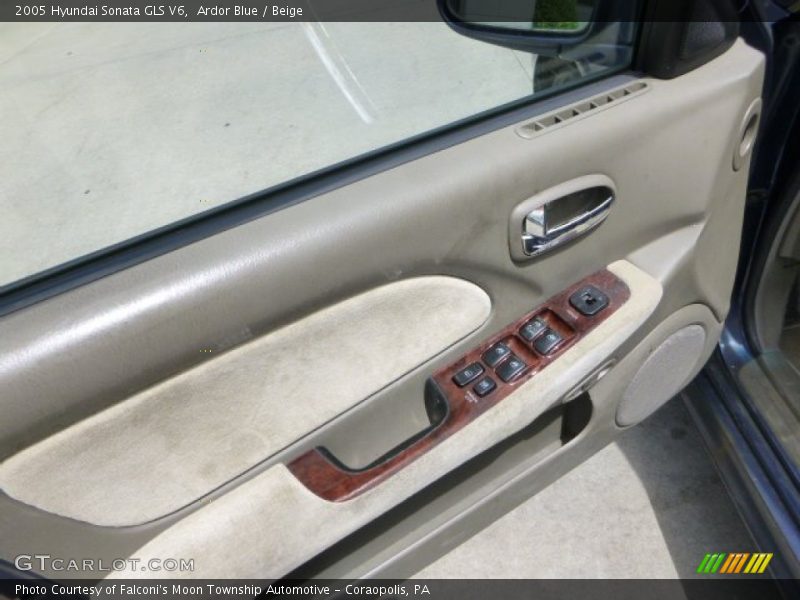 Ardor Blue / Beige 2005 Hyundai Sonata GLS V6