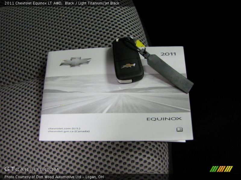 Black / Light Titanium/Jet Black 2011 Chevrolet Equinox LT AWD