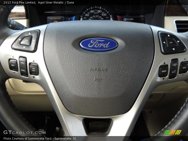 Ingot Silver Metallic / Dune 2013 Ford Flex Limited
