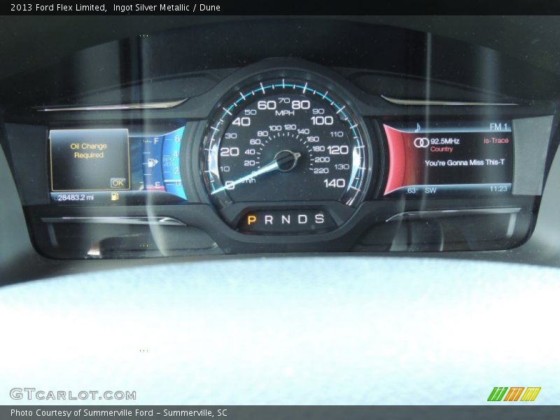 Ingot Silver Metallic / Dune 2013 Ford Flex Limited