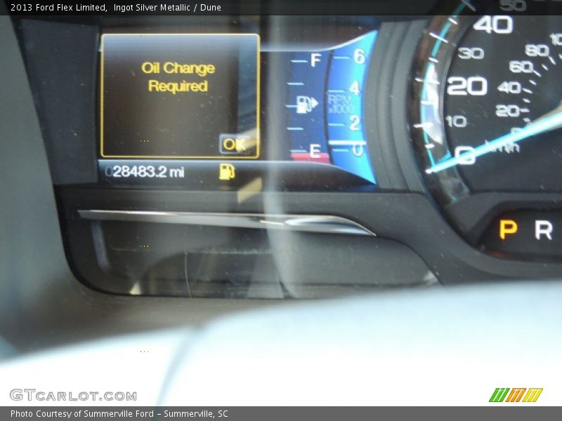 Ingot Silver Metallic / Dune 2013 Ford Flex Limited