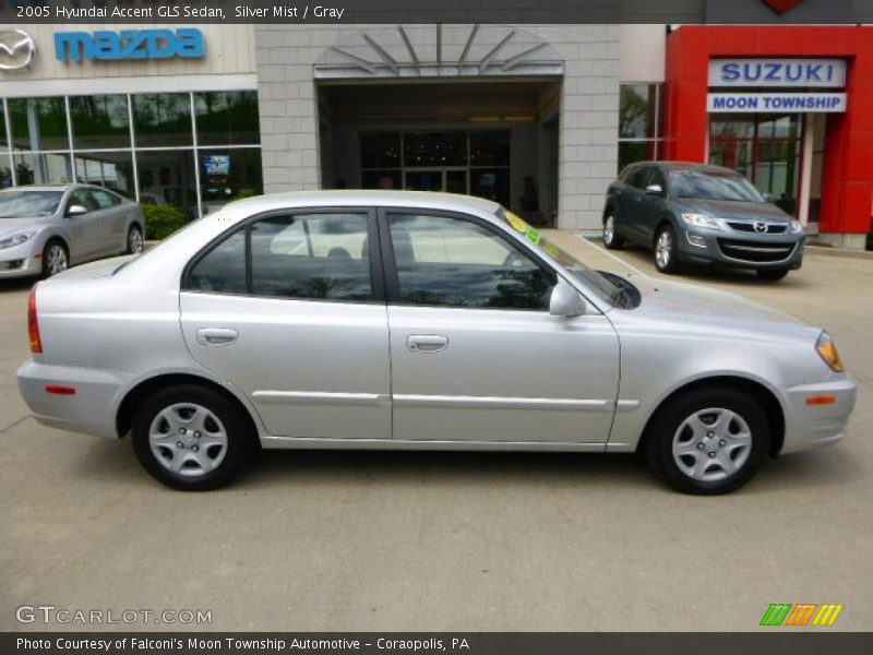 Silver Mist / Gray 2005 Hyundai Accent GLS Sedan