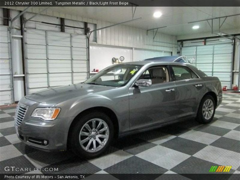 Tungsten Metallic / Black/Light Frost Beige 2012 Chrysler 300 Limited