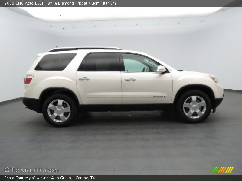 White Diamond Tricoat / Light Titanium 2008 GMC Acadia SLT