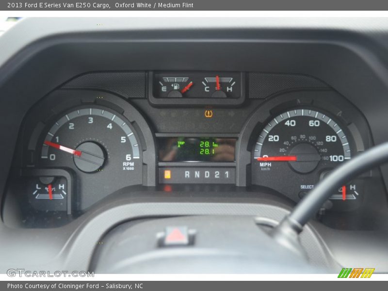 Oxford White / Medium Flint 2013 Ford E Series Van E250 Cargo