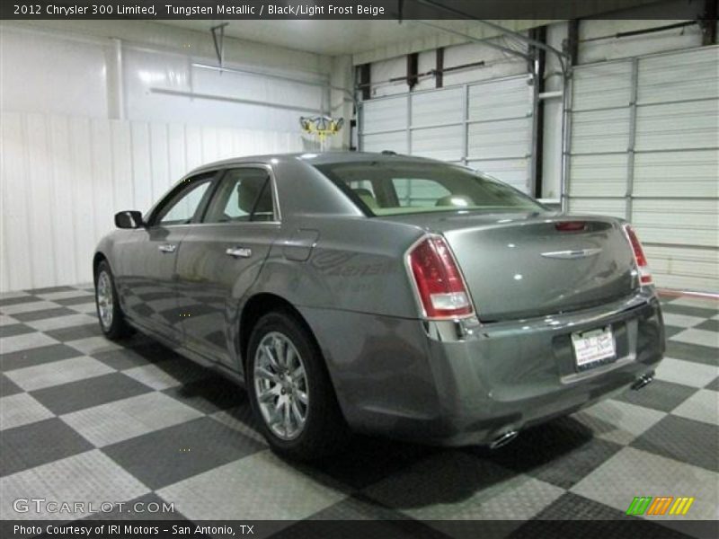 Tungsten Metallic / Black/Light Frost Beige 2012 Chrysler 300 Limited