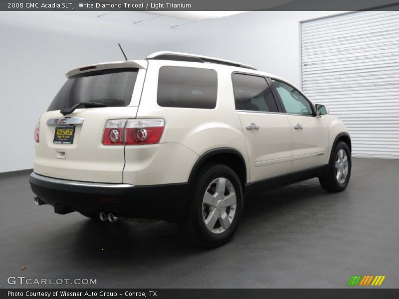 White Diamond Tricoat / Light Titanium 2008 GMC Acadia SLT