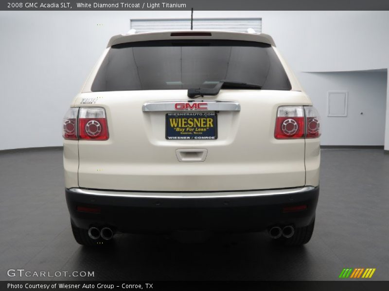 White Diamond Tricoat / Light Titanium 2008 GMC Acadia SLT