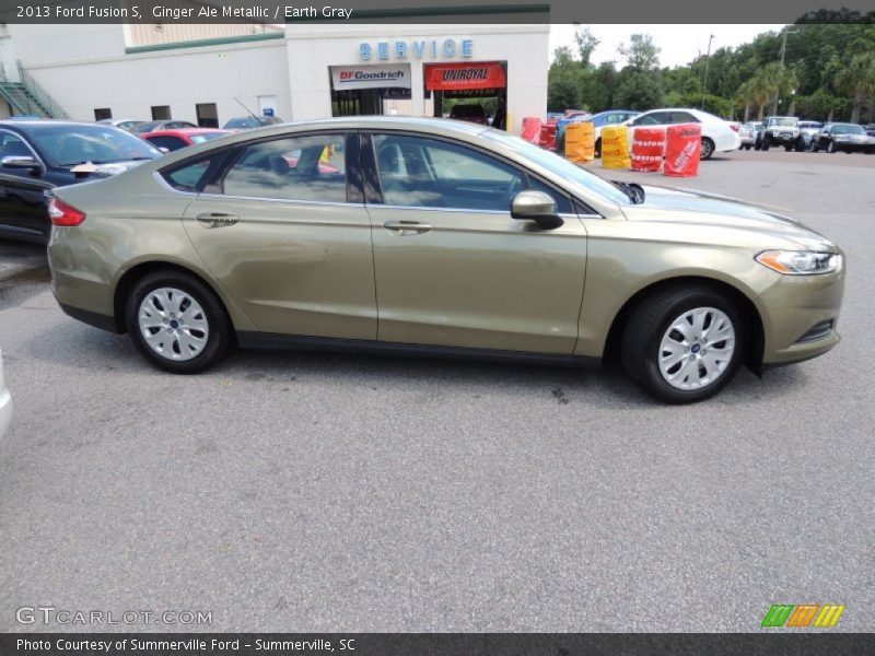 Ginger Ale Metallic / Earth Gray 2013 Ford Fusion S