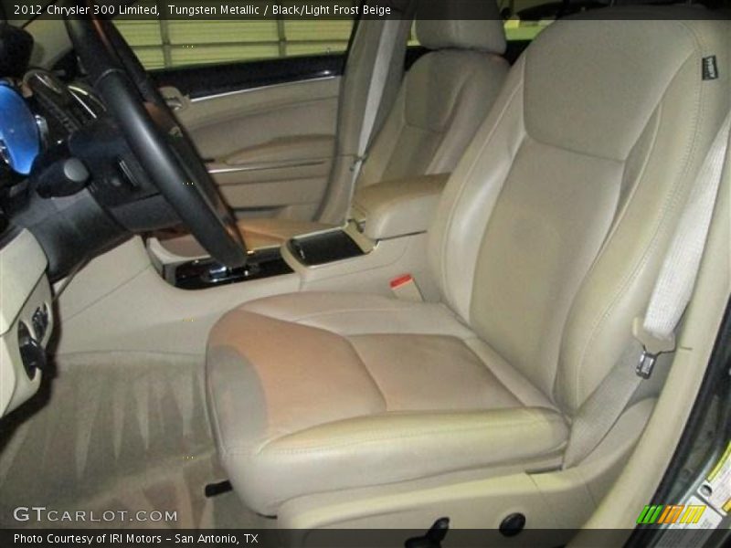 Tungsten Metallic / Black/Light Frost Beige 2012 Chrysler 300 Limited
