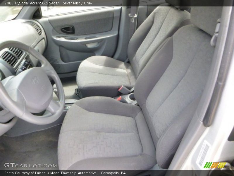 Silver Mist / Gray 2005 Hyundai Accent GLS Sedan