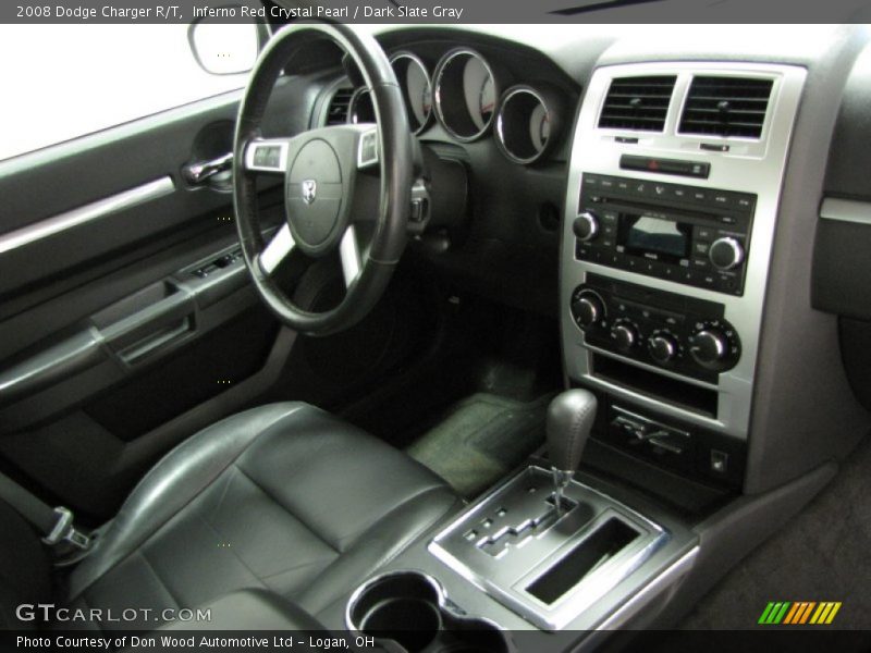 Inferno Red Crystal Pearl / Dark Slate Gray 2008 Dodge Charger R/T